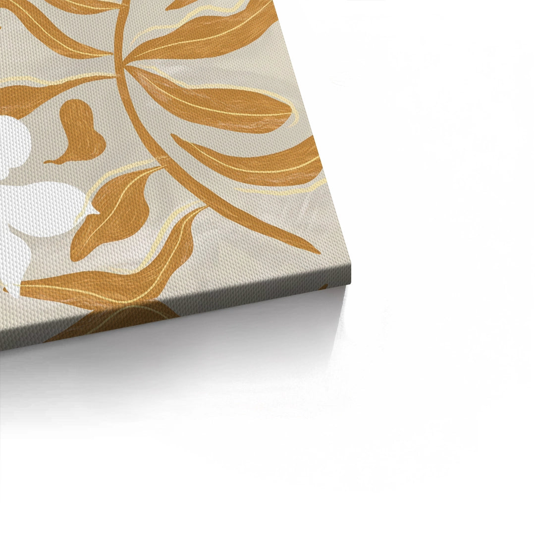 2Neutral Earth Tone Floral - Canvas