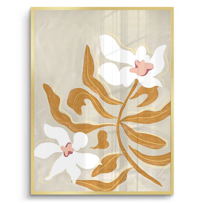 Neutral Earth Tone Floral - Fine Art