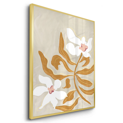 Neutral Earth Tone Floral - Fine Art
