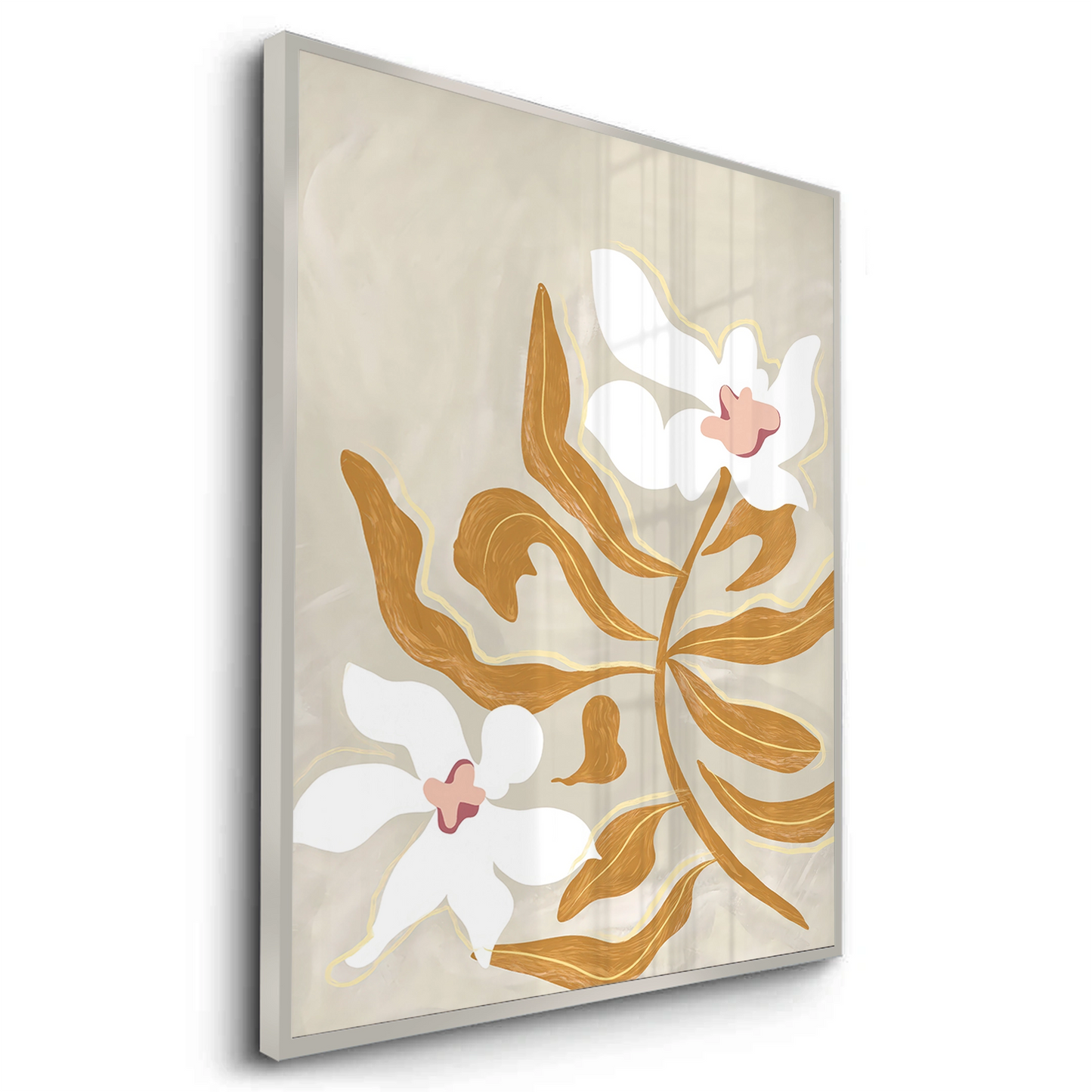 2Neutral Earth Tone Floral - Fine Art