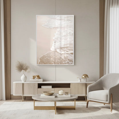 Neutral Ocean Foam - Fine Art