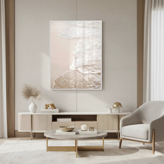 Neutral Ocean Foam - Fine Art