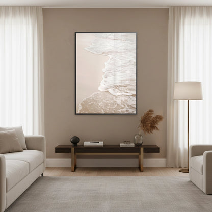 Neutral Ocean Foam - Fine Art