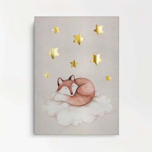 Sleeping Fox - Canvas - Jasmineart.ae