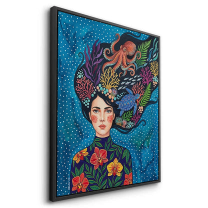 Ocean Goddess Marine Life - Canvas