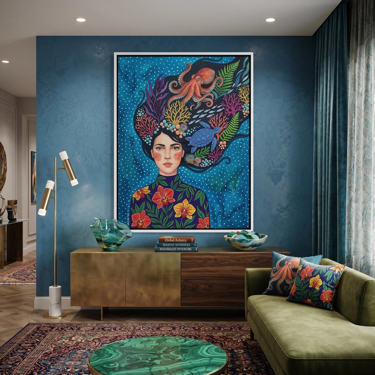 2Ocean Goddess Marine Life - Canvas