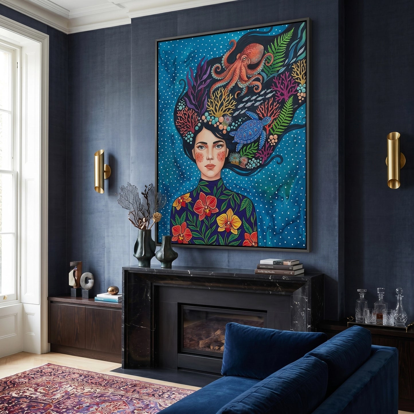 2Ocean Goddess Marine Life - Canvas