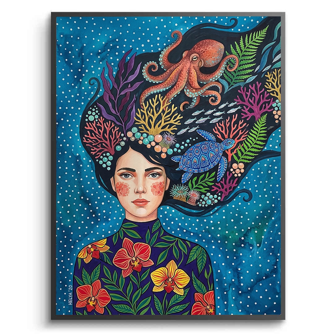 2Ocean Goddess Marine Life - Fine Art