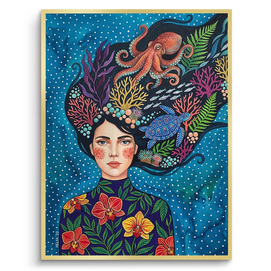 2Ocean Goddess Marine Life - Fine Art