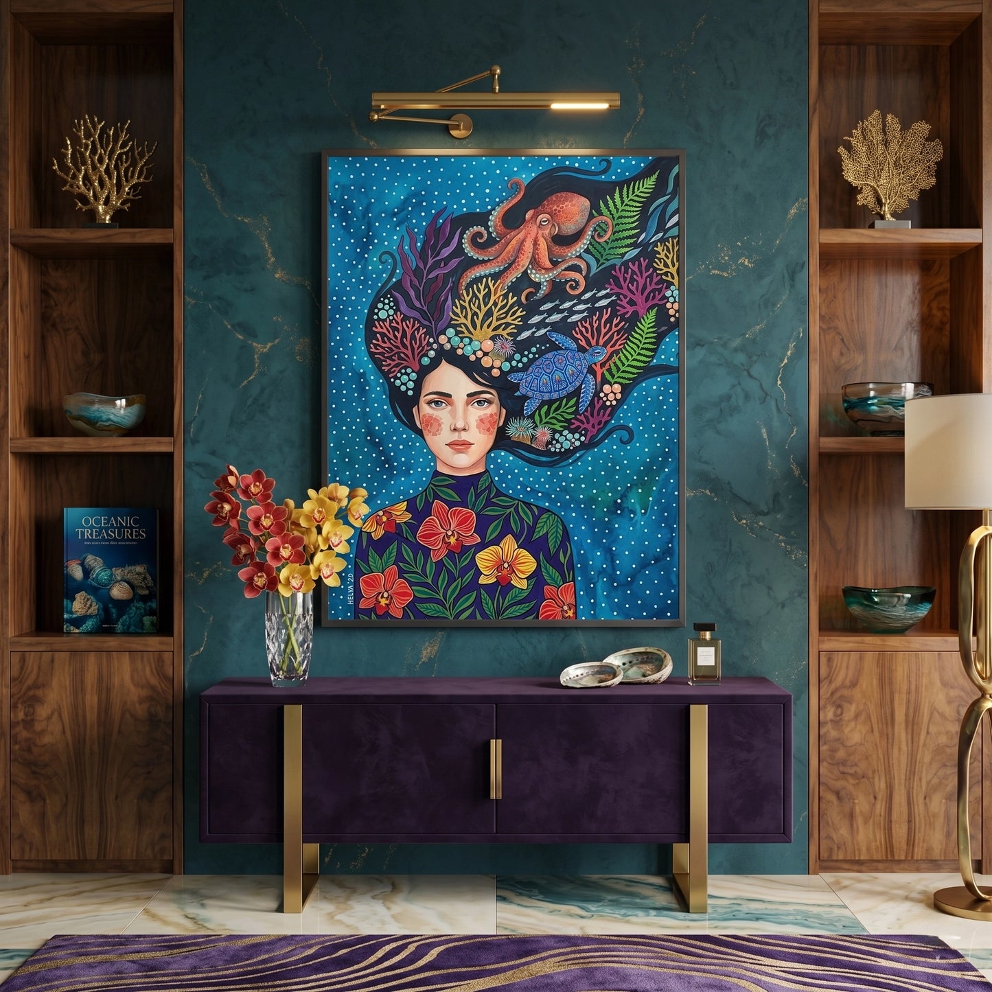 2Ocean Goddess Marine Life - Fine Art