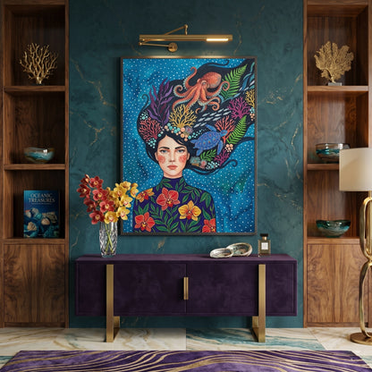 Ocean Goddess Marine Life - Fine Art