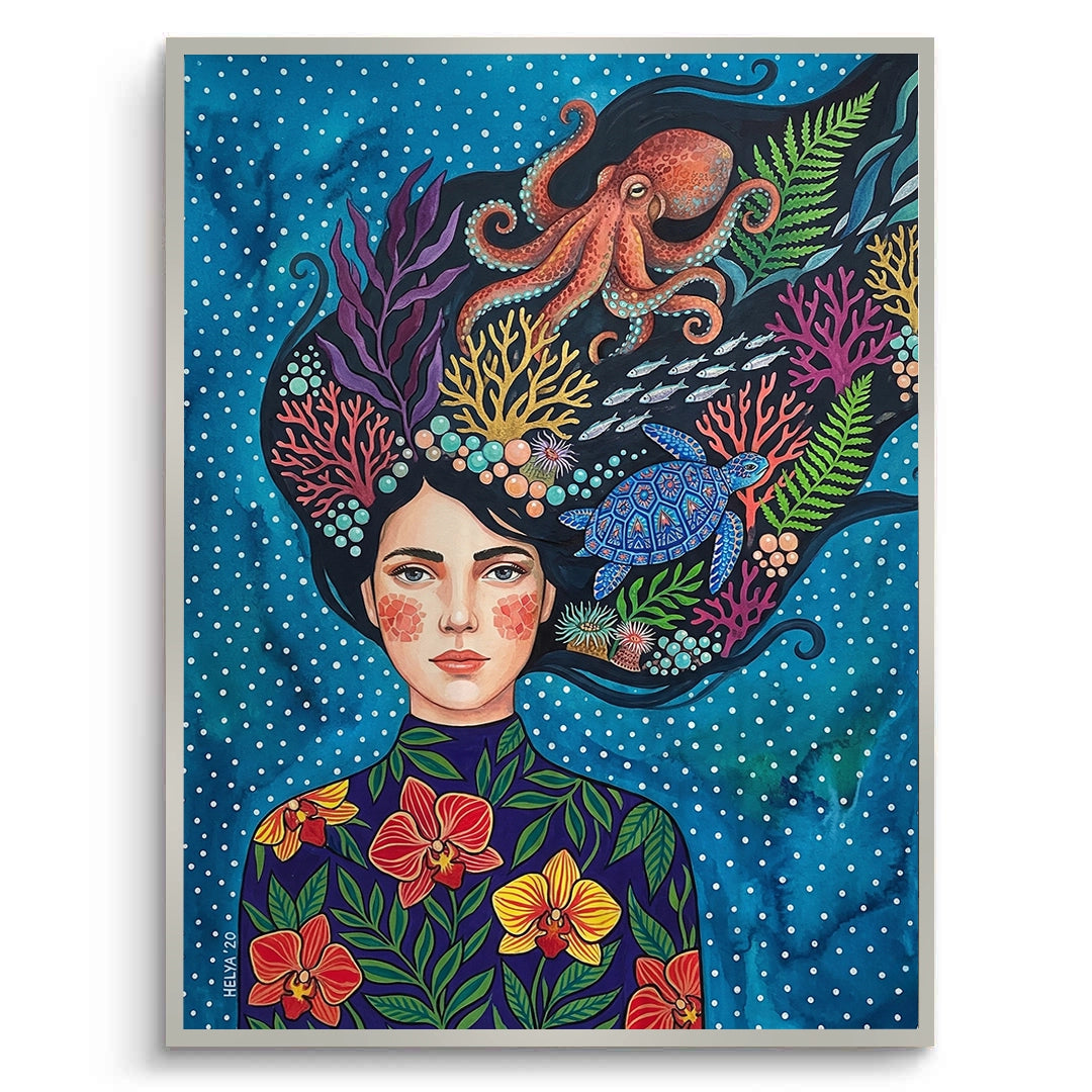 2Ocean Goddess Marine Life - Fine Art