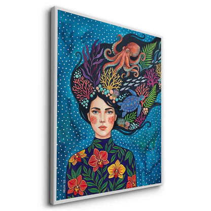 Ocean Goddess Marine Life - Fine Art