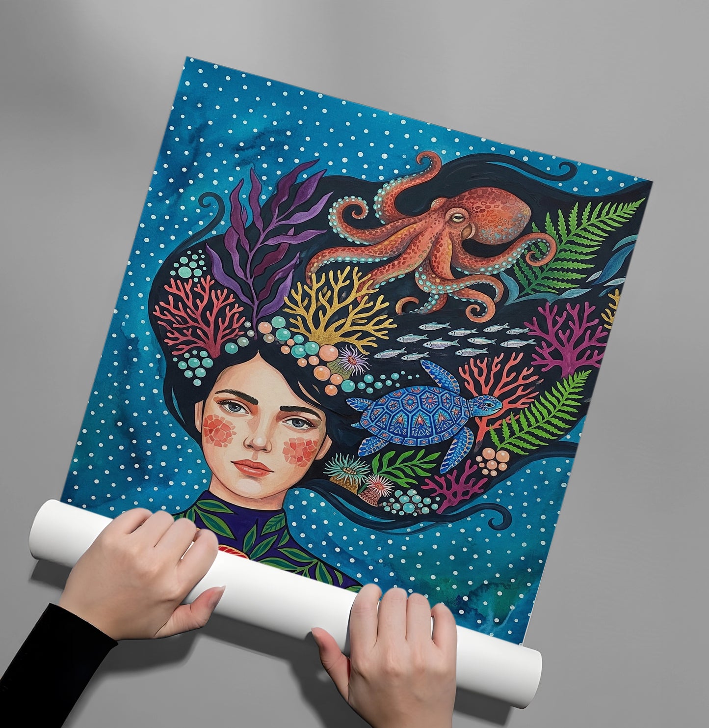 2Ocean Goddess Marine Life - Poster