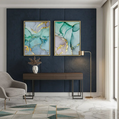 Ocean Jasper Set of 2 - Canvas