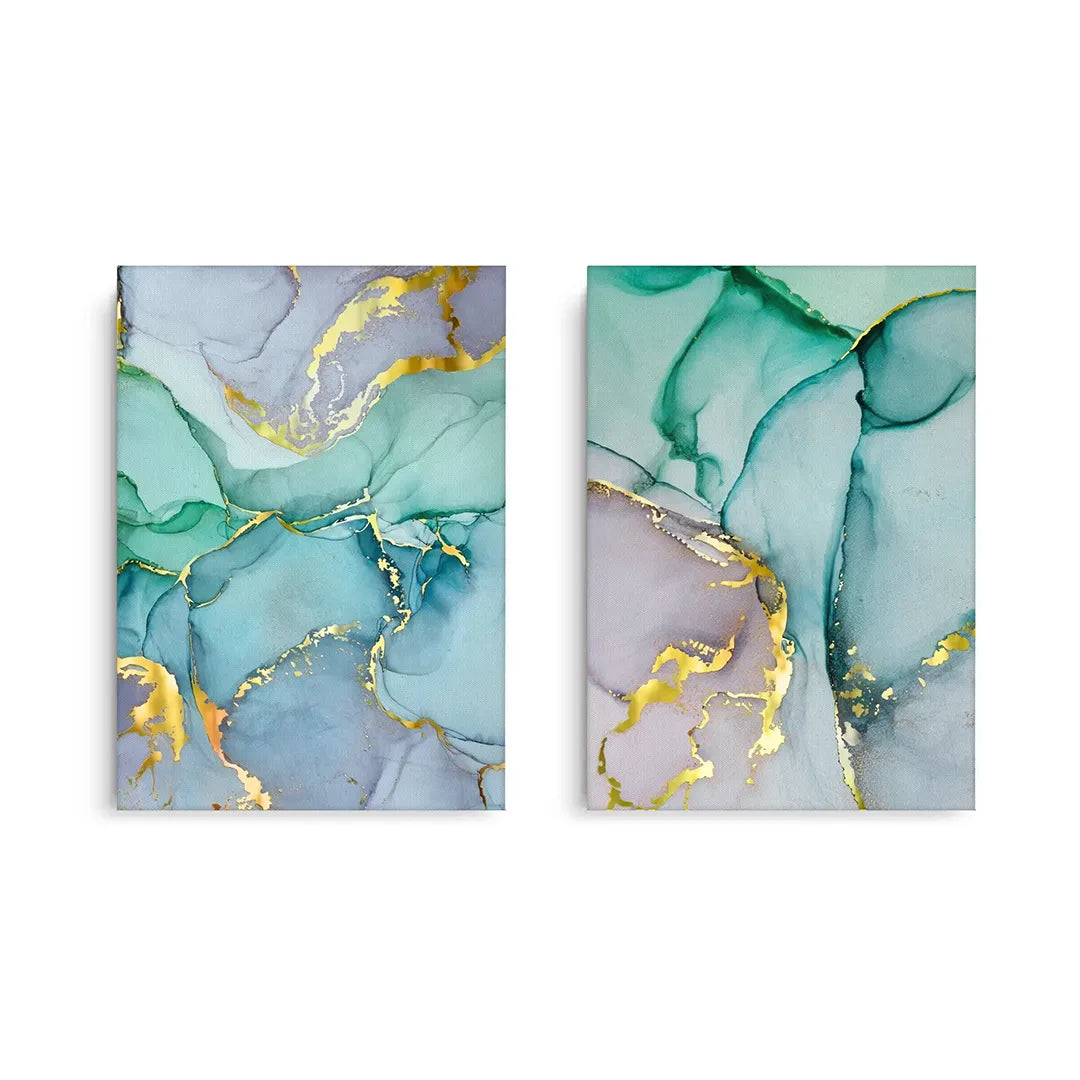 Ocean Jasper Set of 2 - Canvas - Jasmineart.ae