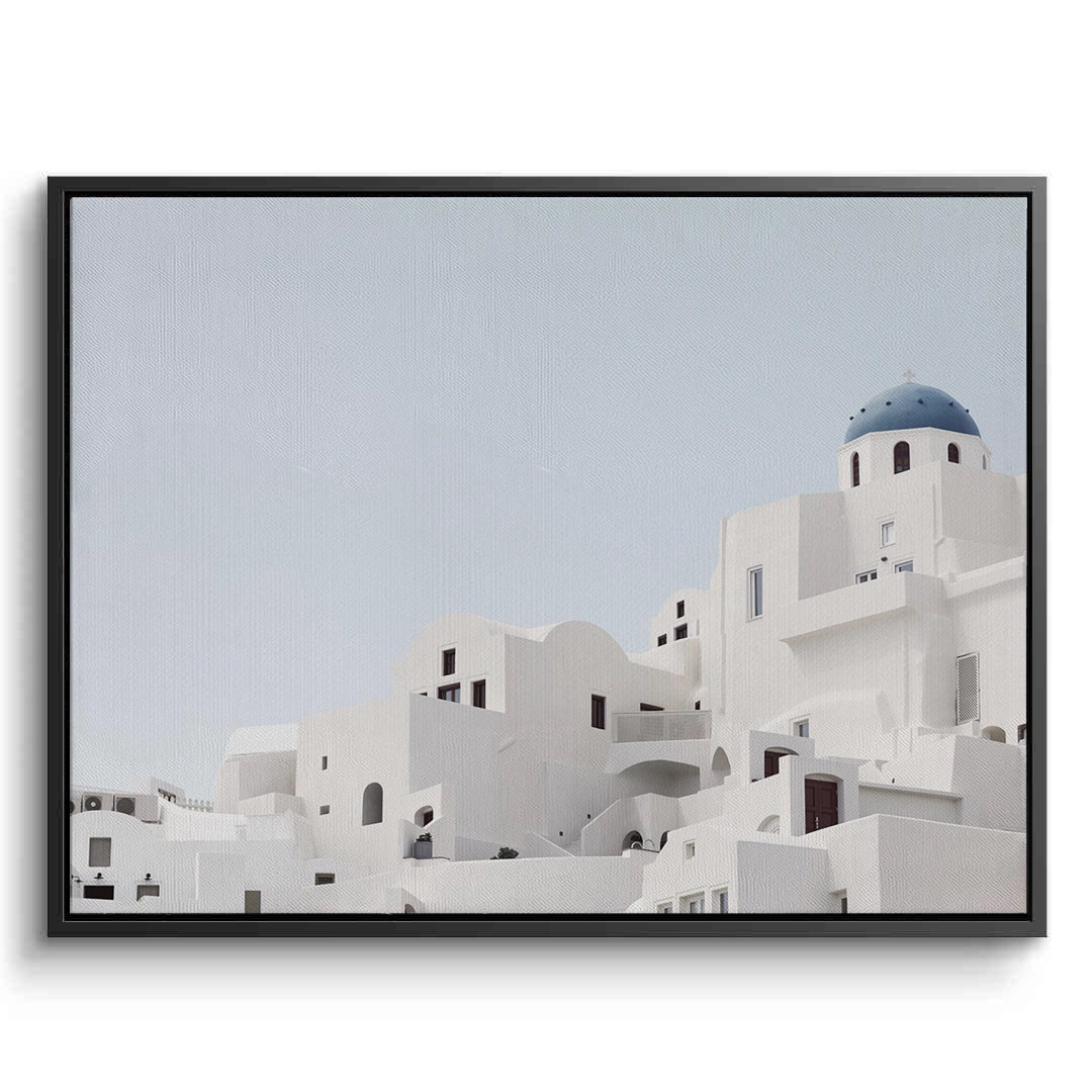 2Oia Santorini White Houses - Canvas
