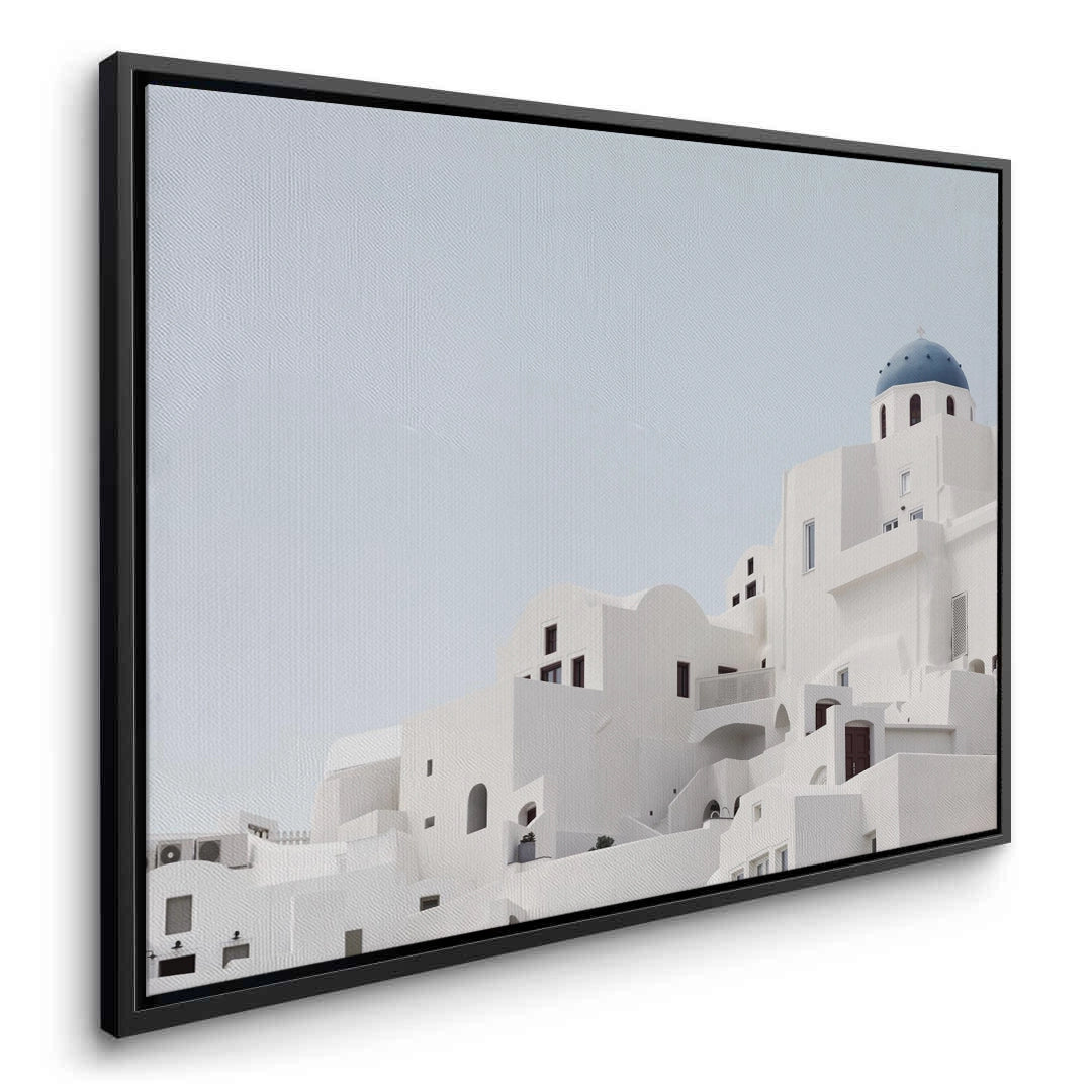 2Oia Santorini White Houses - Canvas