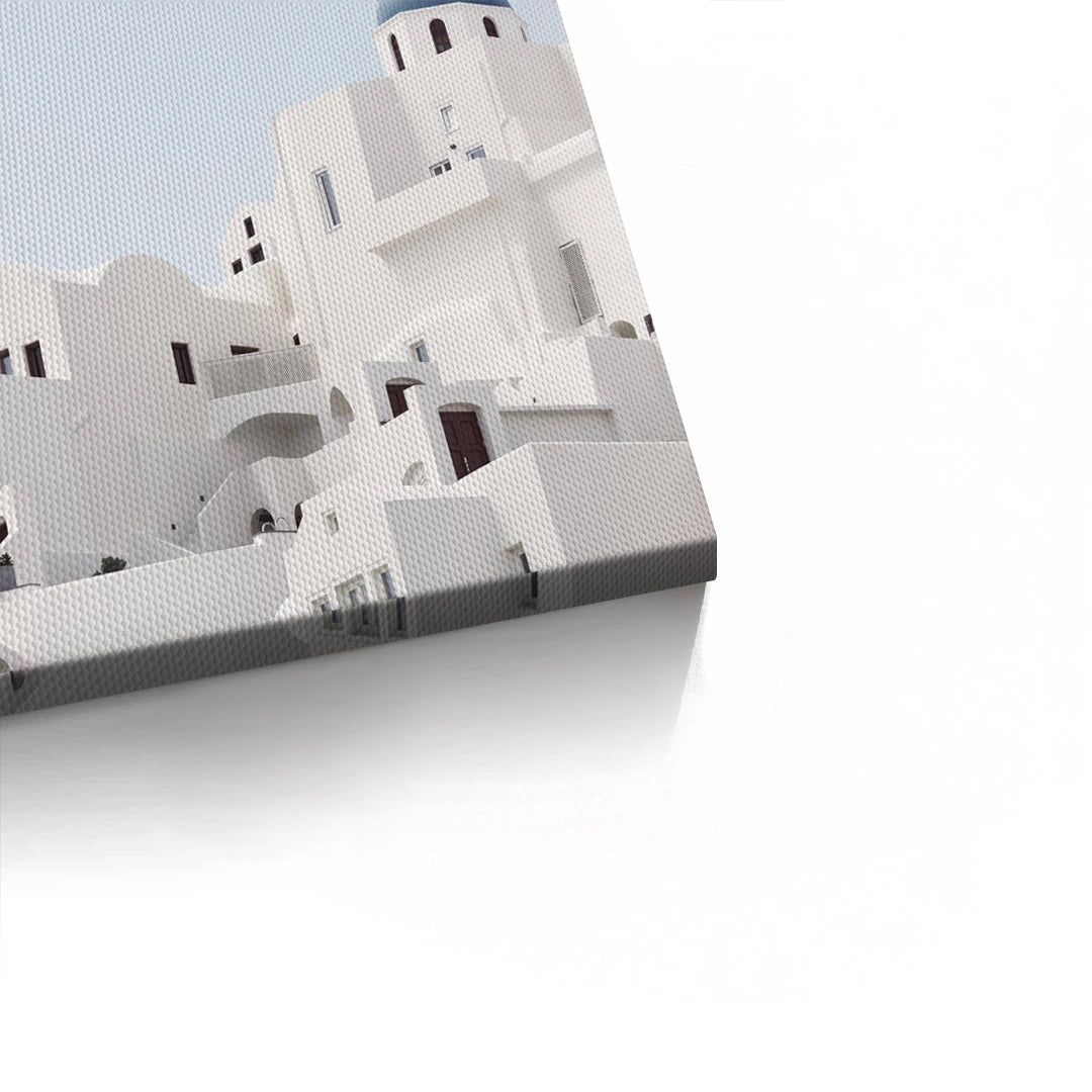 2Oia Santorini White Houses - Canvas