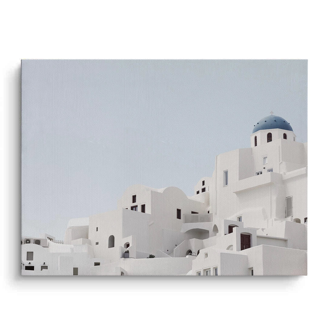 2Oia Santorini White Houses - Canvas