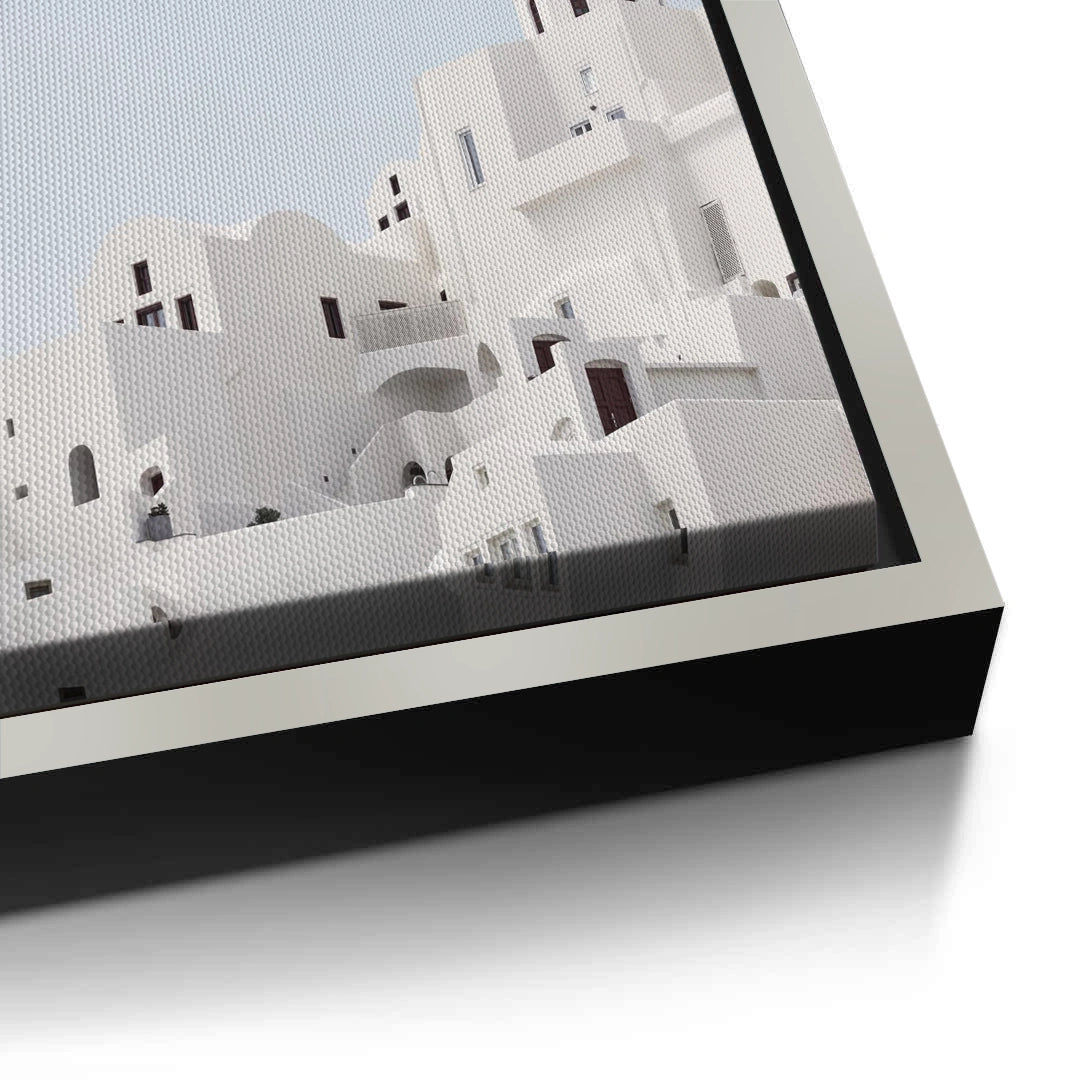 2Oia Santorini White Houses - Canvas