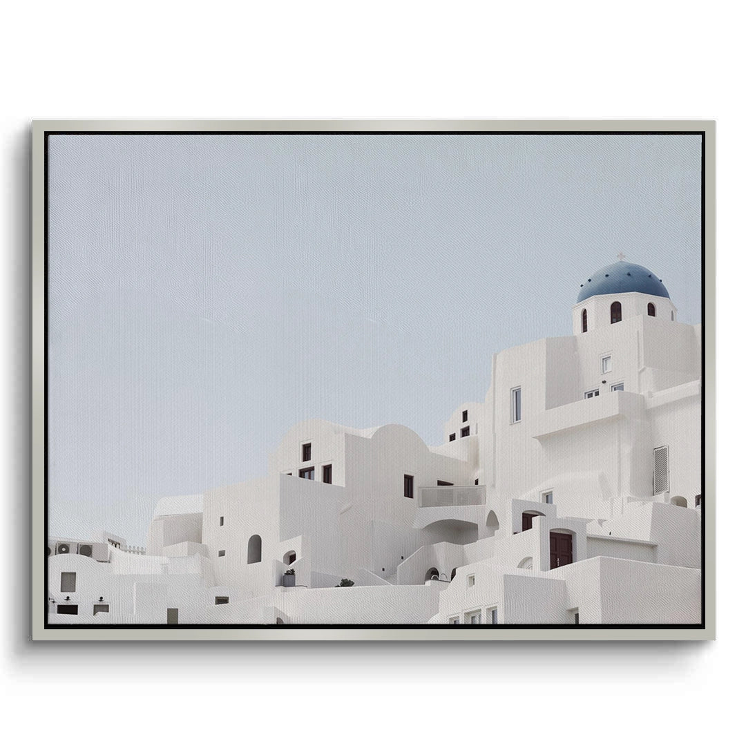 2Oia Santorini White Houses - Canvas