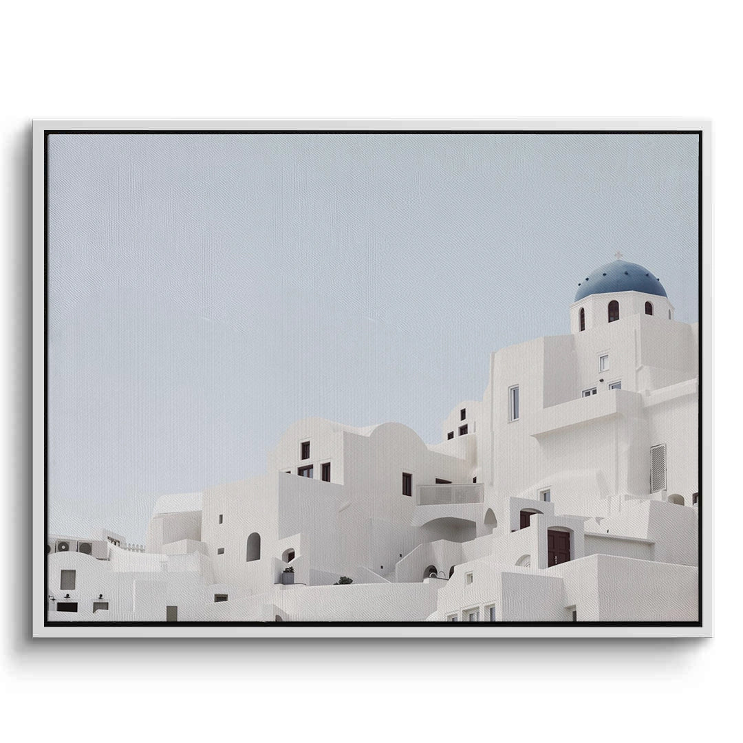 2Oia Santorini White Houses - Canvas