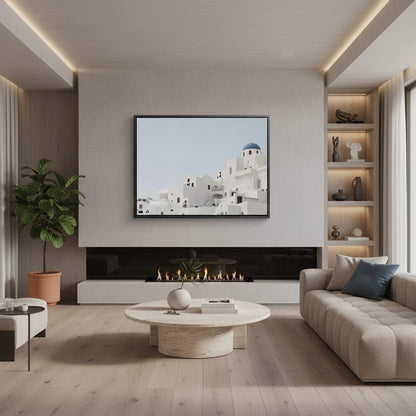 Oia Santorini White Houses - Canvas