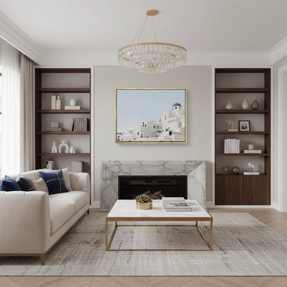 Oia Santorini White Houses - Canvas