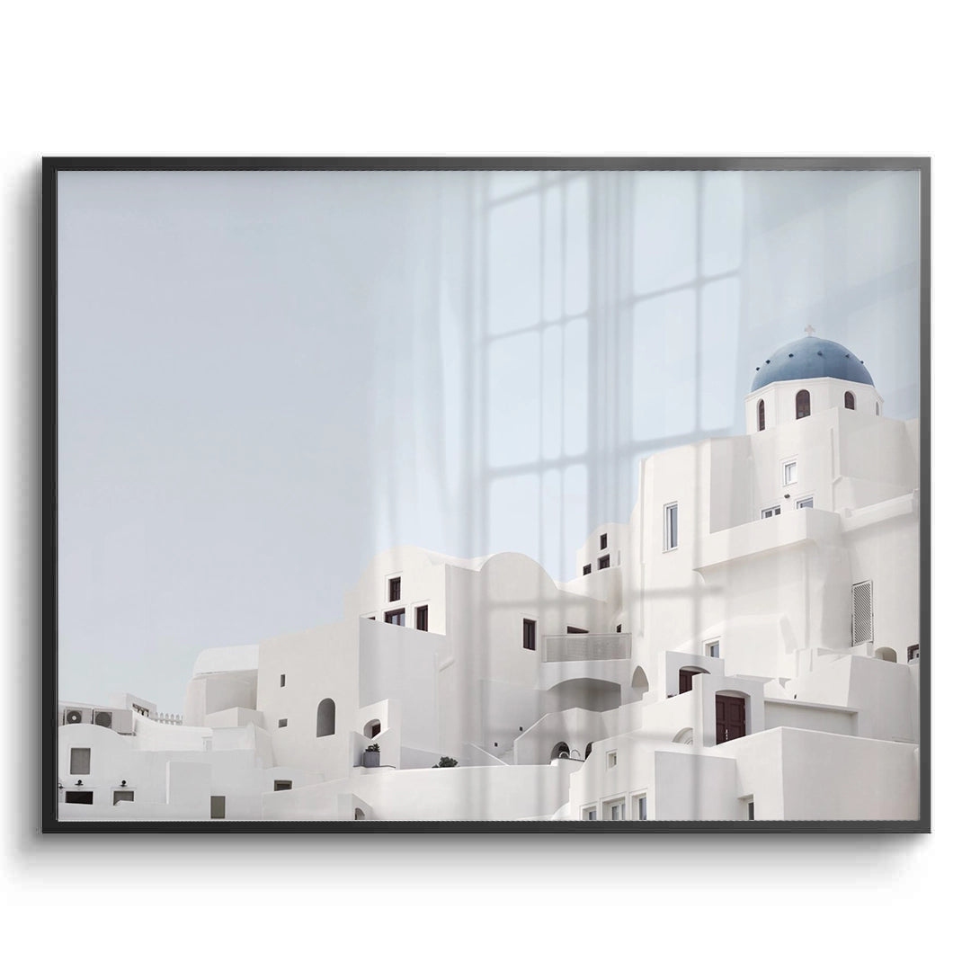 2Oia Santorini White Houses - Fine Art