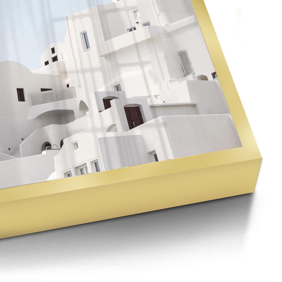 2Oia Santorini White Houses - Fine Art