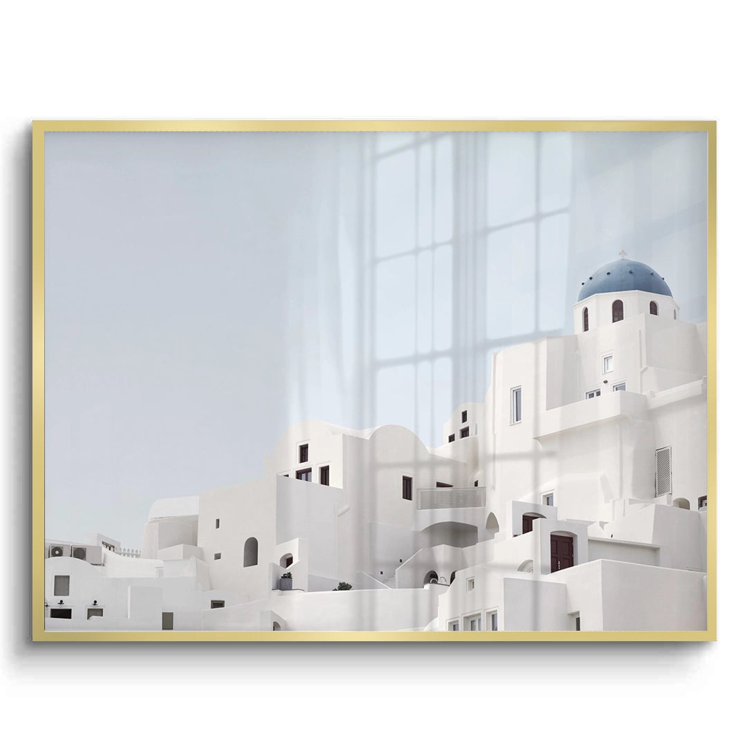 2Oia Santorini White Houses - Fine Art