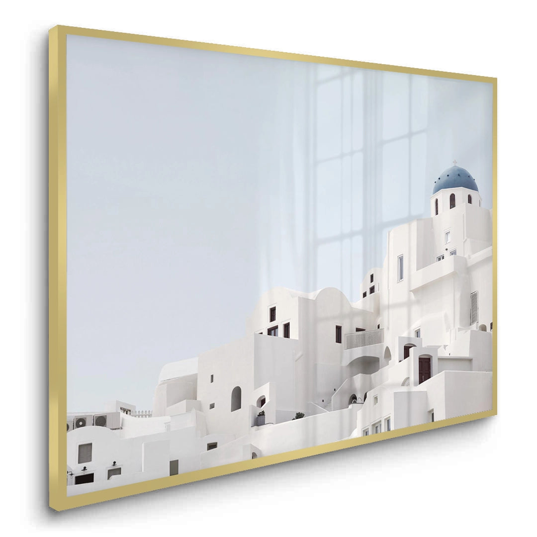 2Oia Santorini White Houses - Fine Art