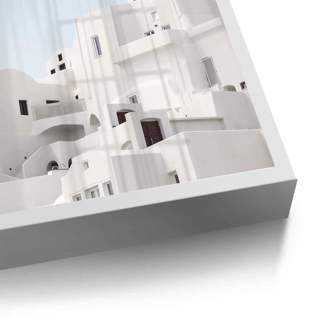 2Oia Santorini White Houses - Fine Art