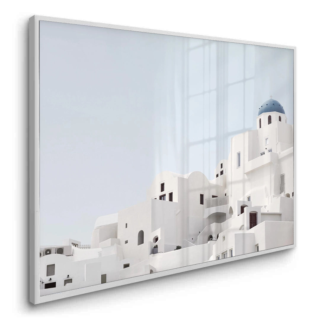 2Oia Santorini White Houses - Fine Art