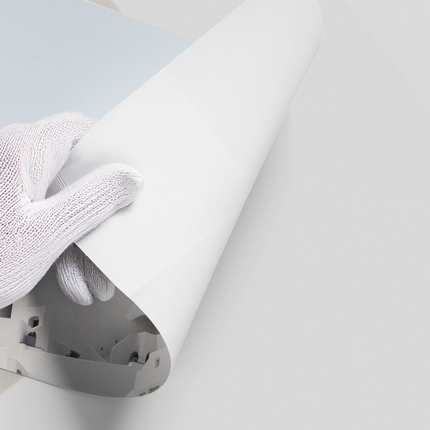 2Oia Santorini White Houses - Poster