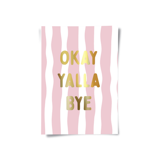 Okay Yalla Bye - Poster