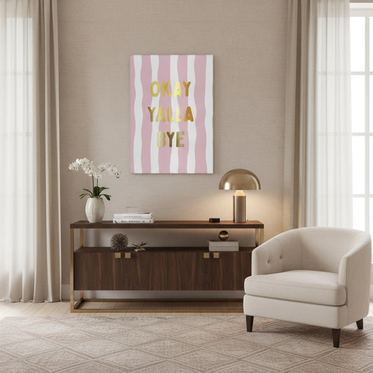 Okay Yalla Bye - Canvas