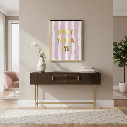 Okay Yalla Bye - Canvas