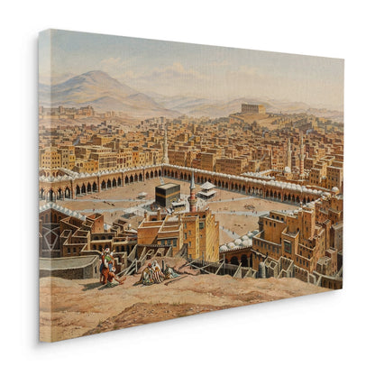 Old Mecca Cityscape - Canvas