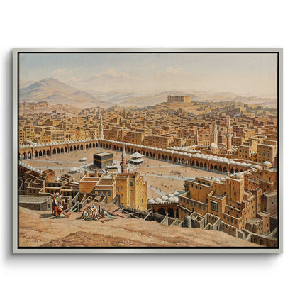 Old Mecca Cityscape - Canvas