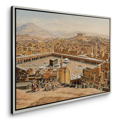 Old Mecca Cityscape - Canvas