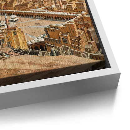 Old Mecca Cityscape - Canvas