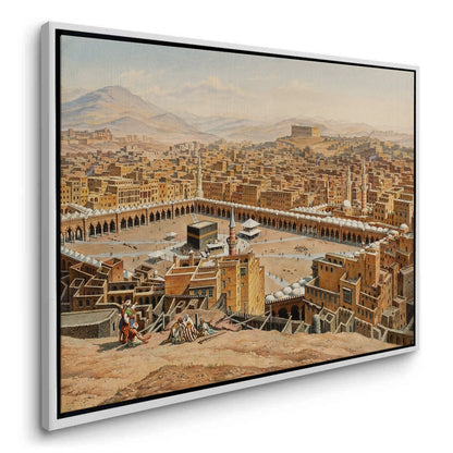 Old Mecca Cityscape - Canvas