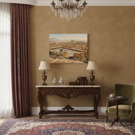 Old Mecca Cityscape - Canvas
