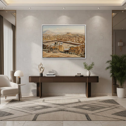 Old Mecca Cityscape - Canvas