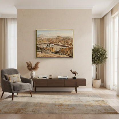 Old Mecca Cityscape - Canvas