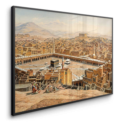 Old Mecca Cityscape - Fine Art