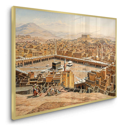 Old Mecca Cityscape - Fine Art