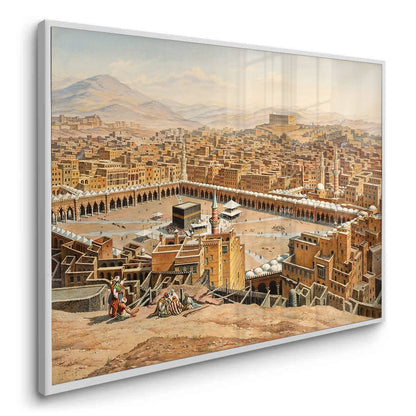 Old Mecca Cityscape - Fine Art